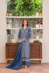 Meemzey - Ready To Wear 3 pc Lawn Embroidered Suit - MZ-1036
