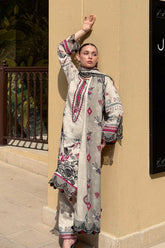 Meemzey - Ready To Wear 3 pc Lawn Printed with Embroidery Suit - MZ - 1002