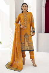 Meemzey - Ready To Wear 3 pc Lawn Embroidered Suit - MZ-1012
