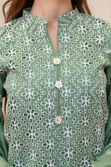Meemzey - Ready To Wear 3 pc Lawn Embroidered Suit - MZ-1038