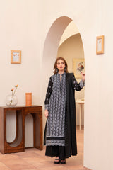 Meemzey - Ready To Wear 3 pc Lawn Embroidered Suit - MZ-1027
