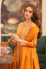 Meemzey - Ready To Wear 3 pc Lawn Embroidered Suit - MZ-1029