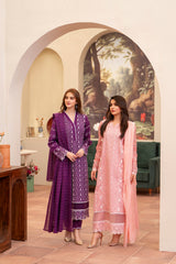 Meemzey - Ready To Wear 3 pc Lawn Embroidered Suit - MZ-1034