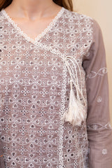 Meemzey - Ready To Wear 3 pc Lawn Embroidered Suit - MZ-1035