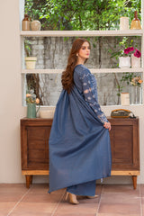 Meemzey - Ready To Wear 3 pc Lawn Embroidered Suit - MZ-1036