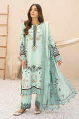 Meemzey - Ready To Wear 3 pc Lawn Printed with Embroidery Suit - MZ - 1006