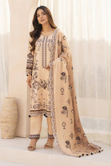 Meemzey - Ready To Wear 3 pc Lawn Printed with Embroidery Suit - MZ - 1010