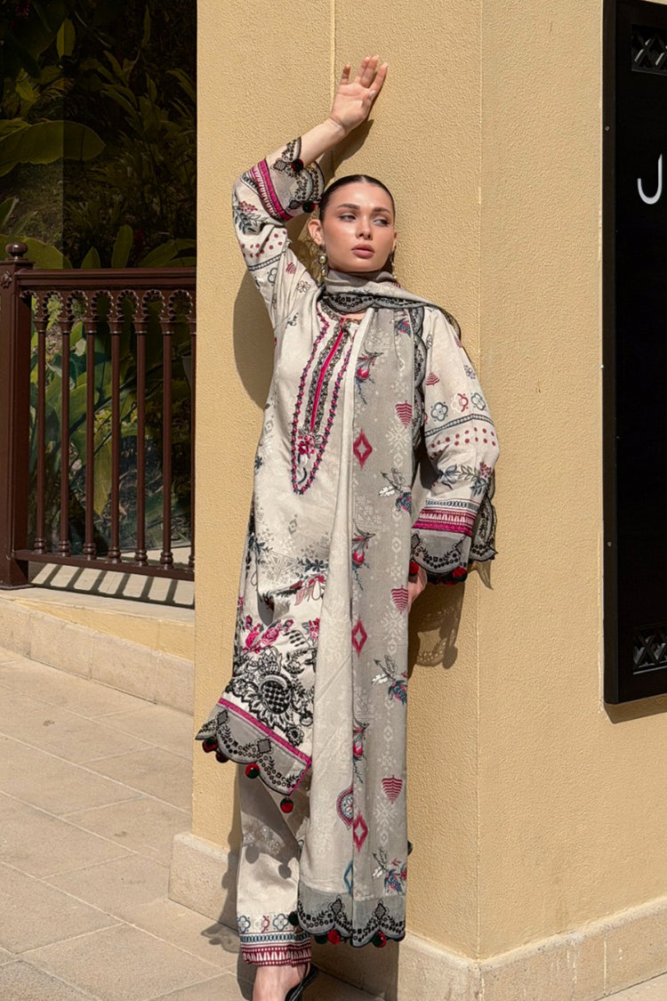 Meemzey - Ready To Wear 3 pc Lawn Printed with Embroidery Suit - MZ - 1002