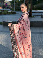 Meemzey - Ready To Wear 3 pc Lawn Printed with Embroidery Suit - MZ - 1005