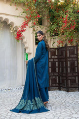 Meemzey - Ready To Wear 3 pc Lawn Embroidered Suit - MZ-1018