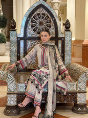 Meemzey - Ready To Wear 3 pc Lawn Printed with Embroidery Suit - MZ - 1002