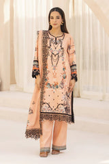Meemzey - Ready To Wear 3 pc Lawn Printed with Embroidery Suit - MZ - 1008