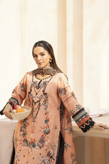 Meemzey - Ready To Wear 3 pc Lawn Printed with Embroidery Suit - MZ - 1008