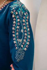 Meemzey - Ready To Wear 3 pc Lawn Embroidered Suit - MZ-1015