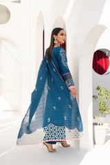 Meemzey - Ready To Wear 3 pc Lawn Embroidered Suit - MZ-1015