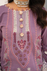 Meemzey - Ready To Wear 3 pc Lawn Embroidered Suit - MZ-1016