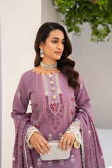 Meemzey - Ready To Wear 3 pc Lawn Embroidered Suit - MZ-1016