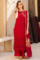 Meemzey - Ready To Wear 3 pc Lawn Embroidered Suit - MZ-1022