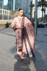 Meemzey - Ready To Wear 3 pc Lawn Printed with Embroidery Suit - MZ - 1005