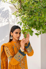 Meemzey - Ready To Wear 3 pc Lawn Embroidered Suit - MZ-1012