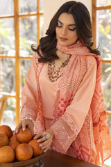 Meemzey - Ready To Wear 3 pc Lawn Embroidered Suit - MZ-1025