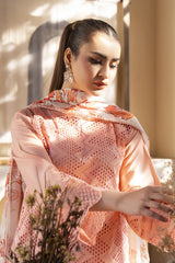 Meemzey - Ready To Wear 3 pc Lawn Embroidered Suit - MZ-1023