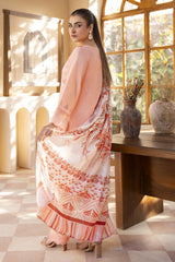 Meemzey - Ready To Wear 3 pc Lawn Embroidered Suit - MZ-1023